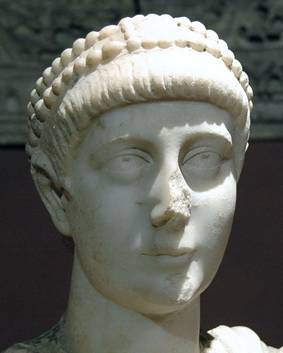 Valentinian II  Roman Emperor reigned 375-392 CE    Arkeoloji Muzesi Istanbul